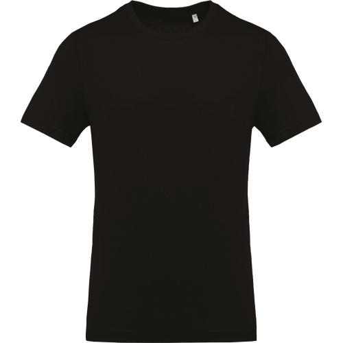 Achat T-Shirt col rond manches courtes homme - noir