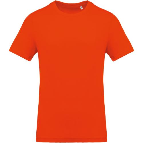 Achat T-Shirt col rond manches courtes homme - orange