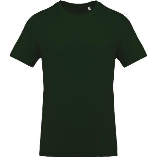 Achat T-Shirt col rond manches courtes homme - vert forêt