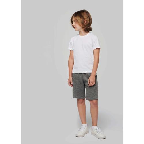 Achat T-shirt col rond manches courtes enfant - gris foncé