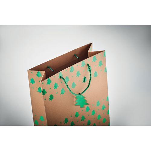 Achat Sac cadeau en papier à motifs SPARKLE - vert