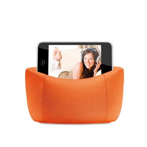 Achat Porte téléphone portable  pouf - orange