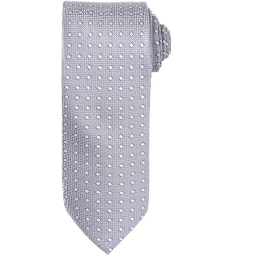 Achat Cravate à motif carré - argenté