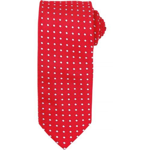 Achat Cravate à motif carré - rouge
