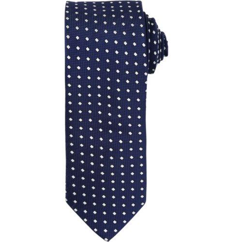 Achat Cravate à motif carré - bleu marine