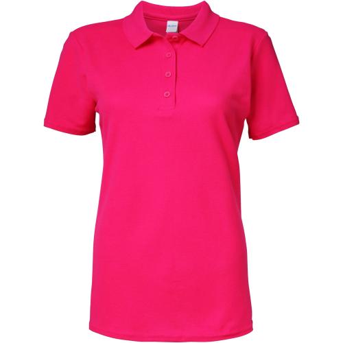 Achat Polo Femme Softstyle Double Piqué - heliconia
